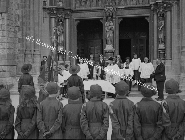 LAST CEREMONY OF BISHOP BROWNE WITH GIRL GUIDES